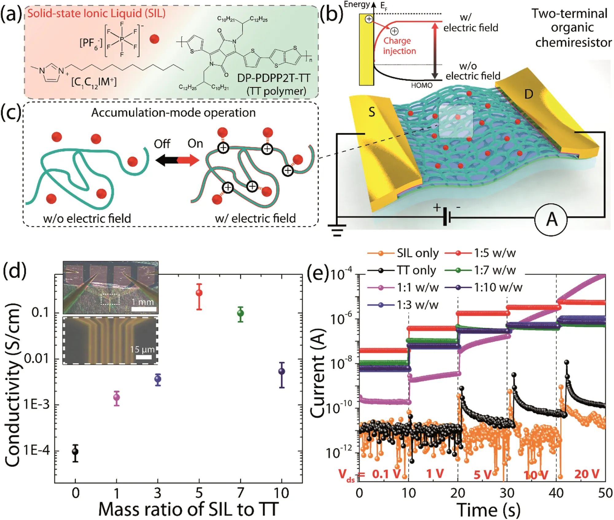 Organic Gas Sensor, Photodetector graphical abstract 1